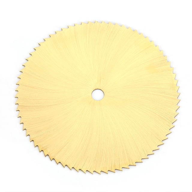 80mm HSS Circular Saw Blade Mini Cutting Discs Wheel Electric Grinding Accessories Gold for Woodworking