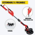 thumbnail image 4 of VEVOR Drywall Sander 850W, Electric Drywall Sander, Variable Speed 800-1750 RPM, Foldable Sheetrock Sander, with Telescope Handle, Electric Sander, 4 of 9
