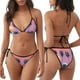 thumbnail image 3 of Fotbe Beach with Palm Trees Traje de Baño para Mujer de Dos Piezas – Bikini Sexy de Tirantes Tipo Halter con Diseño Triangular, 3 of 6