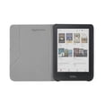 thumbnail image 3 of Funda SleepCover para Kobo Clara, color blanco y negro con soporte, piel vegana, 3 of 6