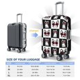 thumbnail image 6 of PAYOHTO Highly Elastic Spandex Suitcase Cover Luggage Cover X-Large Fits 29 to 32 Inch Cute French Bulldog with Heart Sunglasses, 6 of 8