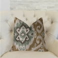 thumbnail image 2 of Plutus Ambrosia Luxury Double Sided Throw Pillow - Yellow & Beige - 12in. x 20in., 2 of 3