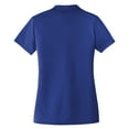 thumbnail image 2 of Womens Dry Zone UV Polyester Micro-Mesh Polo True Royal Medium, 2 of 5