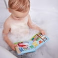 HABA Magic Color Changing Bath Book Animal Wash Day, Bath Toys for