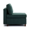 thumbnail image 5 of Newboti Furniture Middle Module Fabric Linen for Modular Sofa Sectional Sofa Couch Accent Armless Chair, Cushion Covers Non-Removable and Non-Washable,Green 92074, 5 of 7