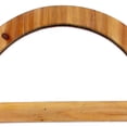 thumbnail image 2 of Farmhouse Style Rectangular Wooden Wall Mirror with Arched Top, Brown - Saltoro Sherpi, 2 of 5