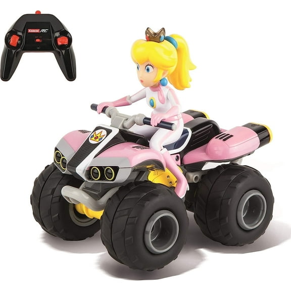 Carrera RC Nintendo Mario Kart 2.4 GHz Radio Remote Control Toy Car - Peach Quad