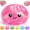 Pink, variant on Glitter Dumpling Squishy Stress Ball Toys,2026 Upgraded Glitter Dumpling, Colorful Dumplings Stress Balls, Soft Squeeze Decompression Dough for Anxiety Relief Fidget