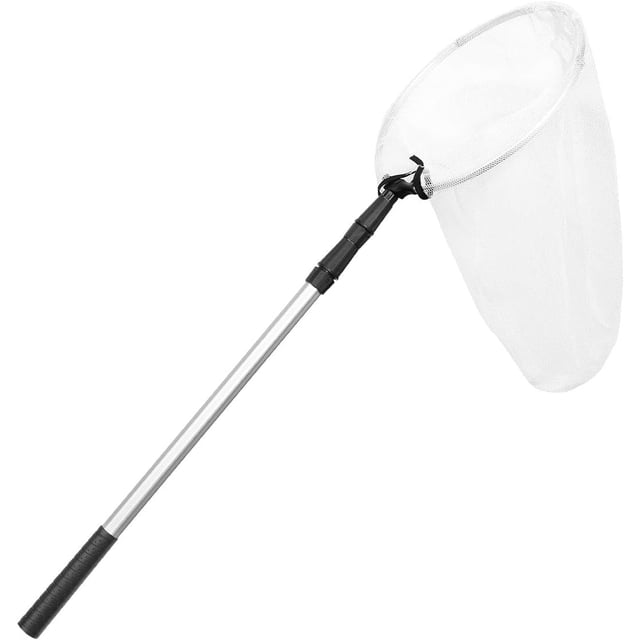 Red telescópica NQ con mango de aleación de aluminio para atrapar insectos mariposas y peces para niños