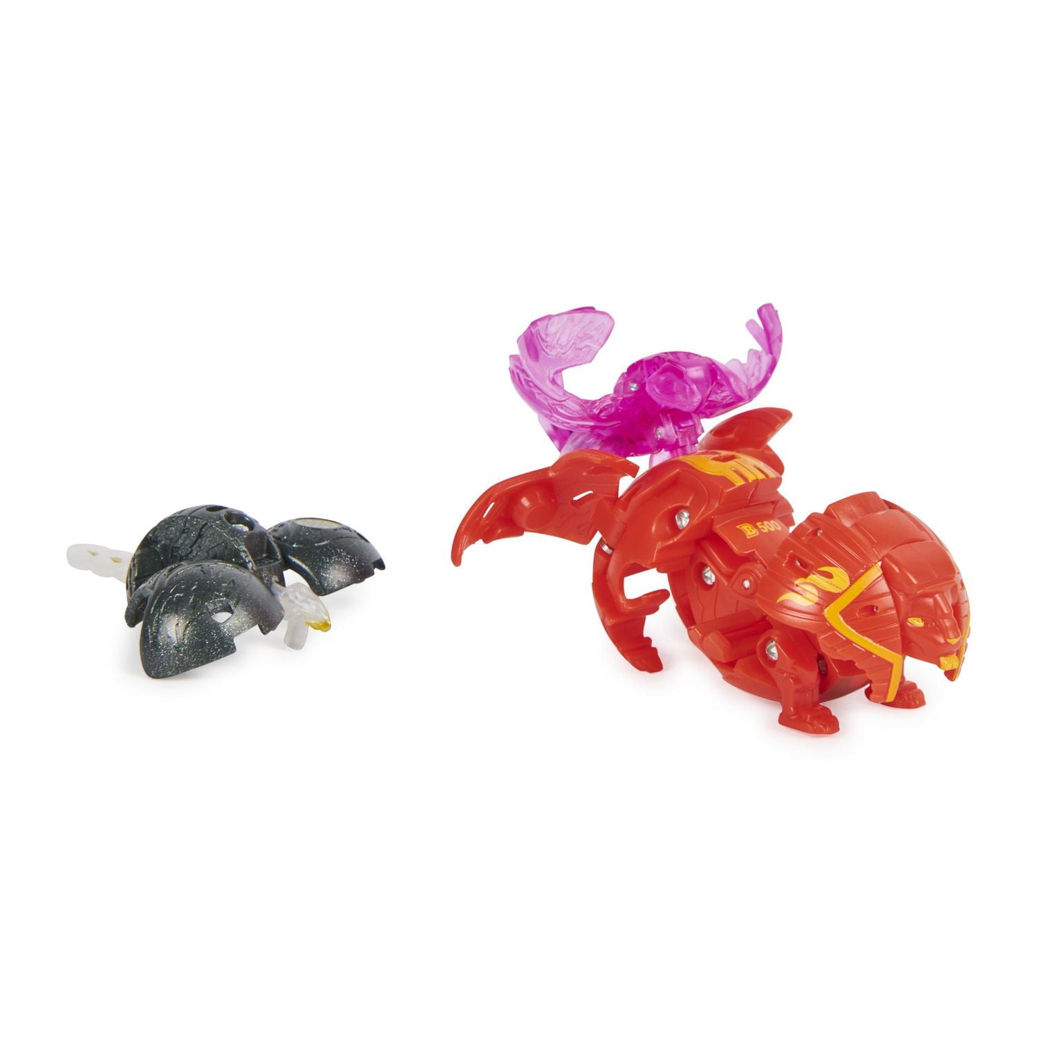 Bakugan Evolutions, Battle Strike Pack Neo Pegatrix et Sky Horse, 6 figurines articulées Bakugan, 9 cartes à collectionner et 8 BakuCores, jouets pour garçons à partir de 6 ans