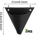 thumbnail image 2 of Wall Mounted Planter, Vertical Garden Planter Wall Hanging Planter Pockets Triangle Growing Bags 3PCS, 2 of 5