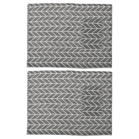 

2Pcs Japanese Placemat Elegant Placemat Durable Table Mat Dinner Napkin