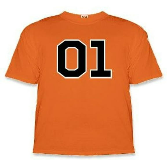Dukes of Hazzard 01 Adult Orange T-Shirt