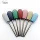 thumbnail image 3 of 1 Uds cabeza Cuspidal 7 colores caucho y carburo de silicio pulidor de uñas máquina de manicura eléctrica accesorios de taladro de uñas herramientas broca de uñas, 3 of 5