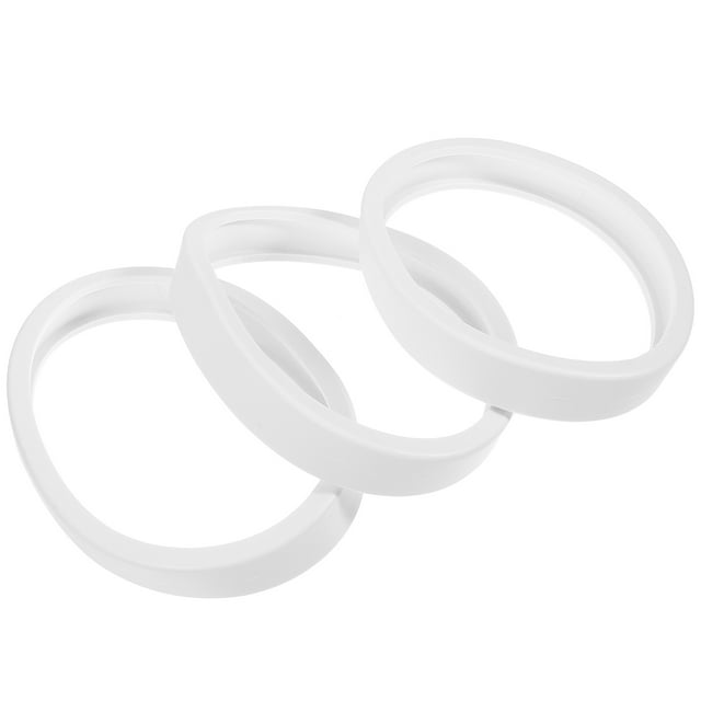 OULII Pool Cleaning Machine Tire Parts 3Pcs White Silicone 6.68X6.68X1.10in