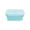 Sky Blue, variant on BinKFF Collapsible Foldable Silicone Food Storage Container, Leftover Meal Box With Airtight Plastic Lids For Kitchen, Bento Lunch Boxes-Microwave, Dishwasher and Freezer Safe
