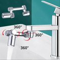 thumbnail image 4 of Robotic Arm Faucet Attachment Bathroom Water Tap Anti-Splash Water Saving Design for Rinsing Washing Filling, 4 of 5