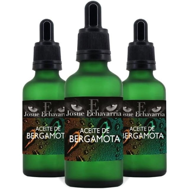 Aceite de Bergamota Puro Tratamiento para piel y cabello 3 frascos total 150ml