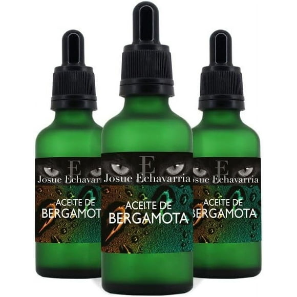 Natural Aceite de Bergamota Puro Tratamiento para piel y cabello 3 frascos total 150ml