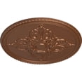 thumbnail image 3 of 54 1/4"OD x 2 7/8"P Milton Ceiling Medallion (Fits Canopies up to 10 1/2"), Hand-Painted Polished Copper, 3 of 6