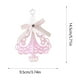 thumbnail image 3 of Xihbxyly Ofertas de Venta de Lightling Colgante Navideño y Degradante Tinta Rosa y Purpurina Fina, Acrílico Translúcido, Adorno para Árbol de Navidad, Decoraciones para Fiestas Navideñas, Accesorios, 3 of 6