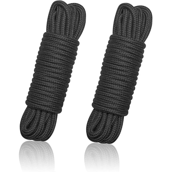 Nvzi Soft Cotton Rope Knitting Rope, Natural Utility Durable Long Twisted Braided Cord Rope for DIY Arts & Crafts, Wall Hanging Plant Hanger, Making Knitting (10 M/33 Feet 8 MM)