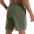 thumbnail image 5 of IhhxPro Men's Casual Shorts with Pockets Drawstring Zipper Pocket Athletic Lightweight Cotton Jogger Style for Summer Workout Gym Outdoor S-3XL, 5 of 7