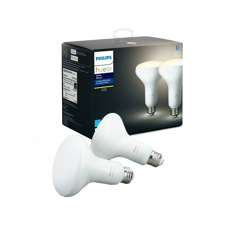 Philips Hue White Pack BR30 LED Smart Bulb, Bluetooth Zigbee - Main Image