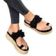 thumbnail image 4 of Sandalias con plataforma para mujer, zapatos informales con plataforma y cuña de playa para mujer Wmkox8yii hj789, 4 of 4