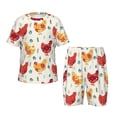 thumbnail image 1 of Balery Flower Chicken Conjunto de Pijama Infantil de Manga Corta con Estampado – Ropa de Dormir de Algodón Suave-Medium, 1 of 6
