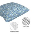 thumbnail image 4 of Throw Pillow Covers, Floral retro style A Soft Square Pillow Cases with Invisible Zipper for Couch Bed Sofa, Farmhouse Fall Home Decor 20"x20", 4 of 7