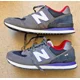 thumbnail image 1 of NEW BALANCE 574 men's sneakers – SIZE 11 US – GRAY/WHITE/PURPLE/RED, 1 of 6