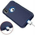 thumbnail image 7 of Entronix Heavy Duty Case Compatible with iPhone Xs Max, Shockproof Hard Cover, Navy Blue, 7 of 7