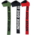 thumbnail image 3 of Gorilla Pump Straps Deluxe para Gimnasio y Levantamiento de Pesas, Fitness de Alta Sujeción, Comodidad y Estabilidad para Entrenamientos Intensos Crossfit Ejercicio Gym Never Give Up (Negro Gorilla), 3 of 5