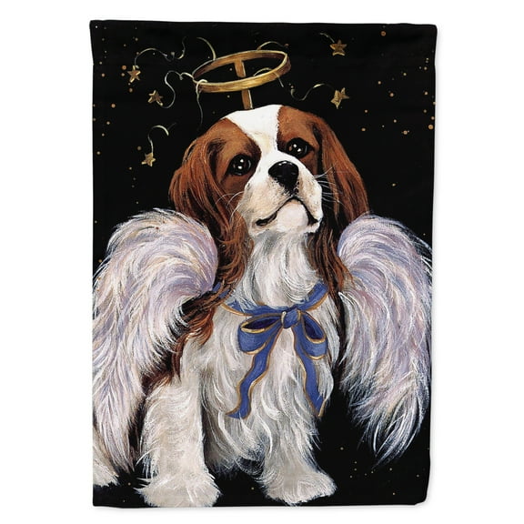 Carolines Treasures PPP3063GF Cavalier Spaniel Christmas Angel Flag Garden Size  Small multicolor