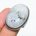 thumbnail image 2 of Rainbow Moonstone Gemstone Handmade 925 Sterling Silver Jewelry Ring Size 9, 2 of 2