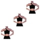 thumbnail image 4 of Sonducket Conjunto de 2 piezas para hacer ejercicio, pantalones cortos sin costuras acanalados respetuosos con la piel con mallas de un hombro, Type1 NO1, 4 of 6