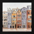thumbnail image 2 of Atelier B Art Studio 20x20 Black Modern Wood Framed Wall Art Titled - Amsterdam Houses Hotel, 2 of 6