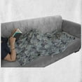 thumbnail image 6 of Garden Art Soft Flannel Fleece Throw Blanket, Floral Ornamental Arrangement with Flourishing Spring Season Country Elements, Cozy Plush for Indoor and Outdoor Use, 50" x 70", Multicolor, by Ambesonne, 6 of 6
