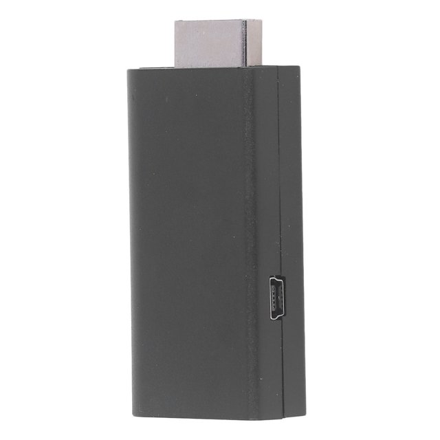 Convertidor de interfaz multimedia de PS2 a HD compatible con 480i, 576i y 480p, compatible con monitores de TV, color negro.