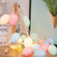 thumbnail image 4 of Easter Egg String Lamp 1 Set Create Atmosphere Crack Design Elegant Easter Egg Colorful Ambient Light String Garden Decor, 4 of 5