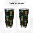 thumbnail image 2 of Pineapple Tumbler 20oz Fruit Stainless Steel Insulated Tumblers with Lid and Straw Fruits Travel Coffee Mug Wine Tea Cups Water Bottle Hawaiian Gifts for Women, 2 of 6