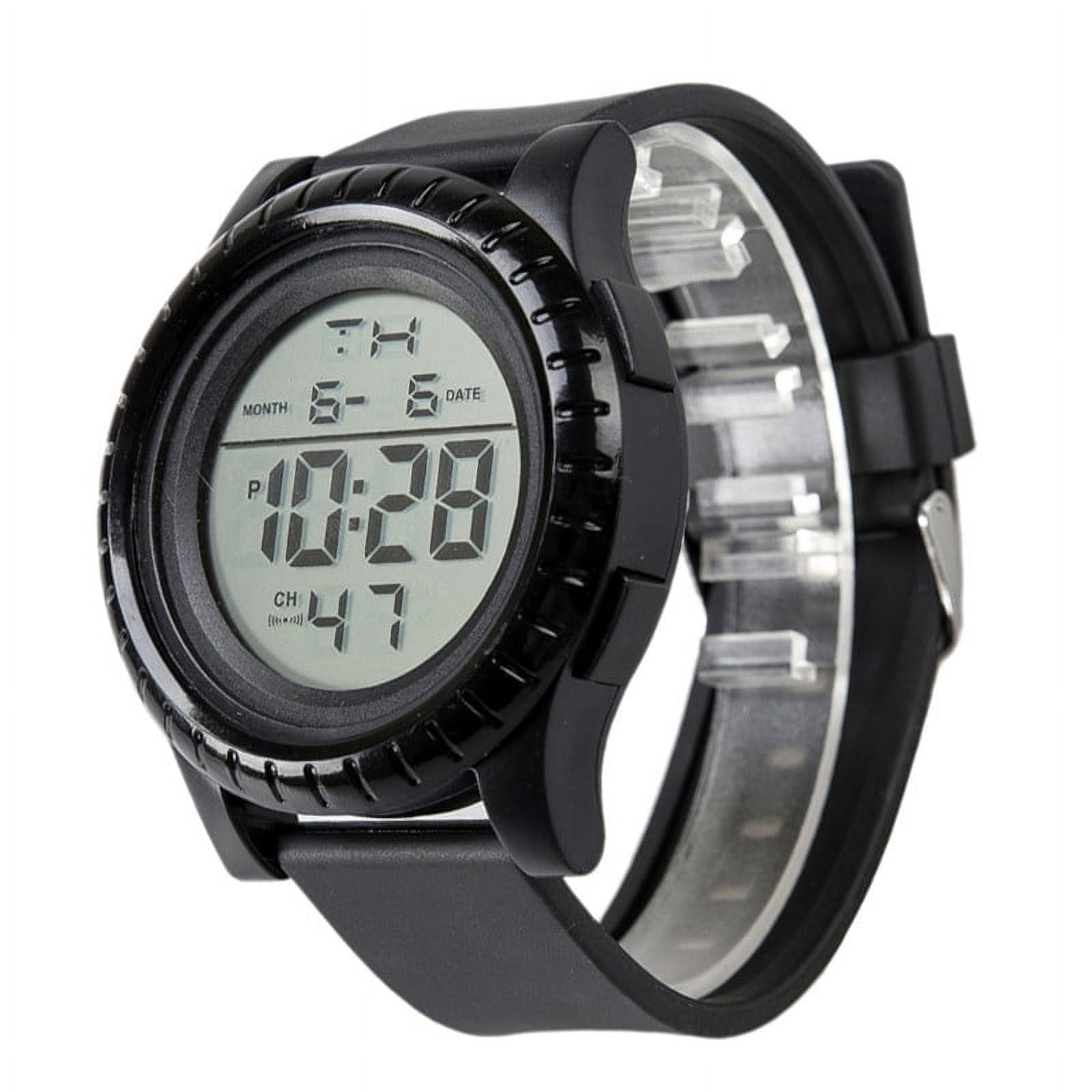 Kcavykas Watches Jewelry New Fashion Men s Led Digital Date Countdown Timer Sport Quartz Wrist Watch Walmart