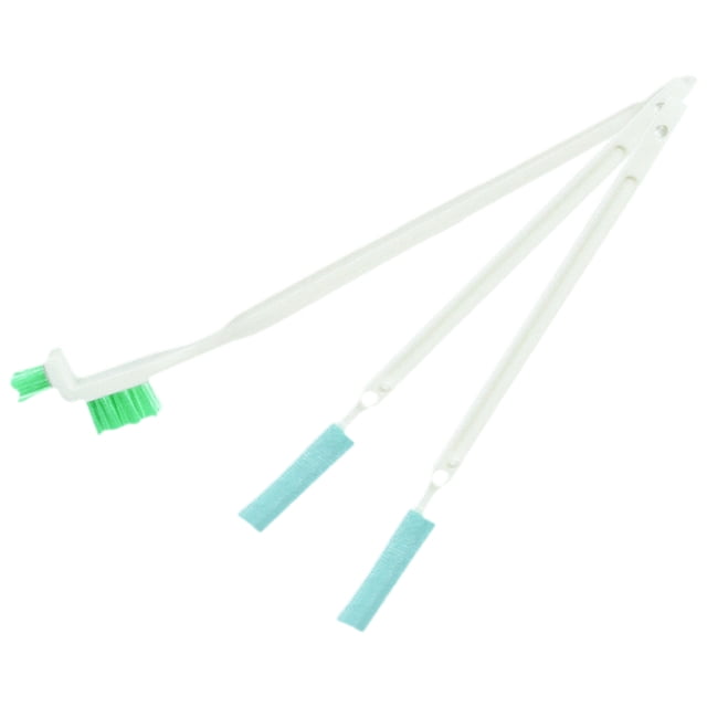 OULII 3Sets Plastic Long Handle Brush for Deep Cleaning and Detailing Work