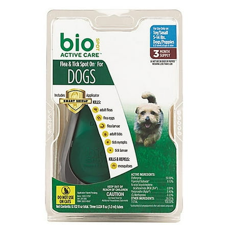 - Bio Spot Active Care Flea & Tick Dogs - 3 Month Md