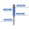 thumbnail image 3 of 4PCS Flush Trim Router Bit Set 1/4 Inch Shank Top Bearing Flush Trim Router Bit, 3 of 5