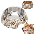 thumbnail image 3 of Stainless Steel Dog Food And Water Bowl, AntiSlip Base, 2 In 1 Pet Bowl Feeder Dish, Durable Easy To Clean, 3 of 8