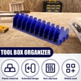 thumbnail image 5 of 2 Pcs Plier Organizer Rack with Nonslip Rubber Base 10 Slots Pliers Cutters Organizer Rack Plastic Tool Organizer Space Saving Tool Drawer Toolbox Organizer for Tool Box Storage, 5 of 9
