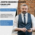 thumbnail image 4 of Joopin Frameless Metal Readers for Men Women, Rimless Fashion Comfortable Computer Readers, +4.00, 4 of 9