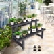 thumbnail image 1 of Soporte para plantas shamjiam de 2 niveles estante organizador de metal 80cmx38cmx53cm, 1 of 8